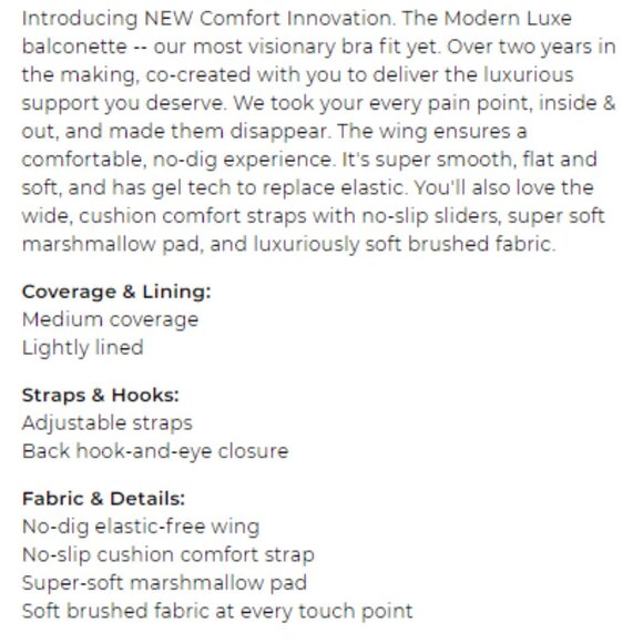 NWOT Cacique Modern Lux Lightly Lined Balconette Bra 40DDD - Picture 2 of 5